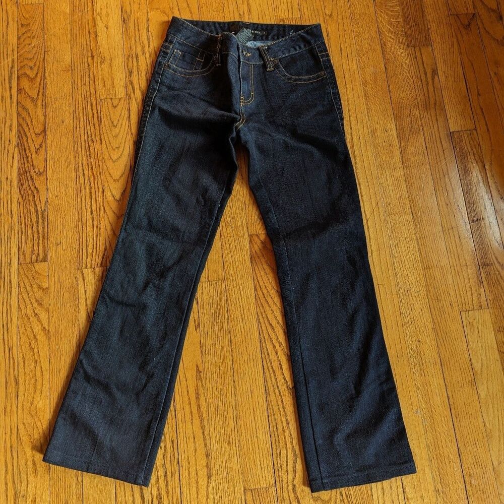 Y2K Calvin Klein Lean Bootcut Jeans Dark Wash Indie Sleaze Size 2 Capsule